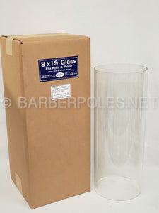 8" x 19" Replacement Outer Glass Cylinder