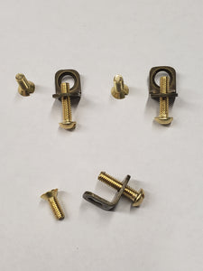 Brass Globe Retainer Bracket (3pcs)